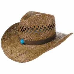 Classic Western Raffiastrohhut By Conner