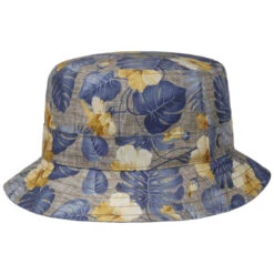 Printed Leaves Bucket Stoffhut By Lierys